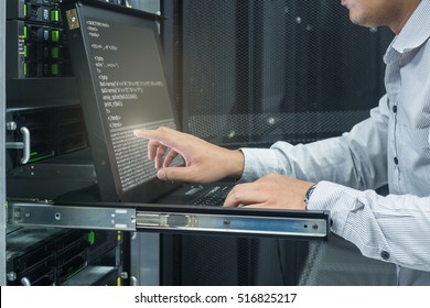 System Administrator Working In Data Center