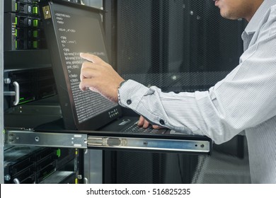 System Administrator Working In Data Center