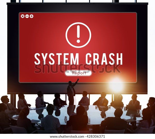 System Crash Network Problem Technology Software Stock Photo 428306371 ...