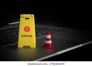 system error warning , something went wrong