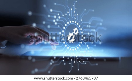 System Integration and Digital Connectivity Illustrated as Technology Concept.