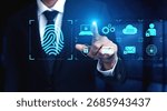 System for safeguarding digital identity using fingerprint authentication, encryption, and secure access protocols across cloud, device, and personal data environments Vouch