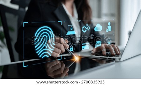 System for safeguarding digital identity using fingerprint authentication, encryption, and secure access protocols across cloud, device, and personal data environments Latch