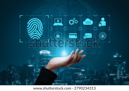 System for safeguarding digital identity using fingerprint authentication, encryption, and secure access protocols across cloud, device, and personal data environments Vouch