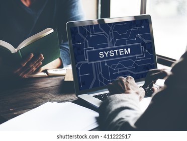 System Technology Online Futuristic Circuit Board Concept