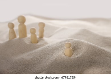 Systemic Family Constellations. Sandbox. Sand Therapy. The Work Of A Psychologist. Psychological Help. Systemic Therapy
