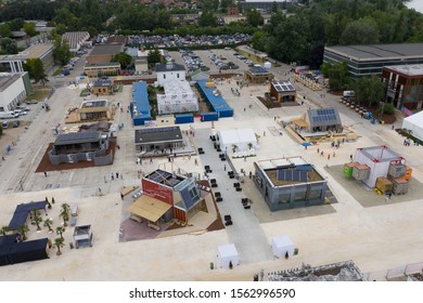 Szentendre, Hungary - July 19, 2019: Solar Decathlon