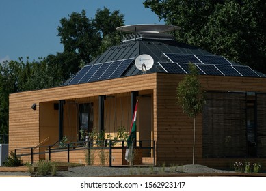 Szentendre, Hungary - July 24, 2019: Solar Decathlon Stock Photo