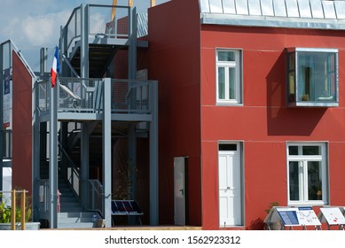 Szentendre, Hungary - July 24, 2019: Solar Decathlon 