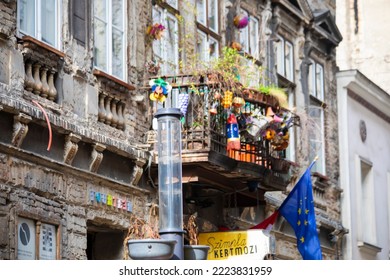 Szimpla Kert Ruin Bar Interior –Budapest, Hungary – 03.07.2020