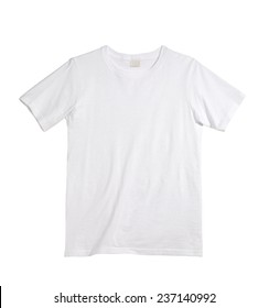 T Shirt White Isolated On White