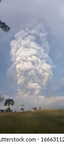 Taal Volcano Steam Eruption 2020