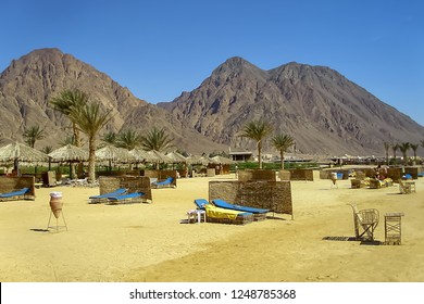 TABA, EGYPT - MAY 5, 2018: Located south of Sinai Coast, Radisson Blu Resort Taba offers luxury accommodations with well-equipped fitness center and an outdoor swimming pool. - Shutterstock ID 1248785368