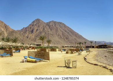 TABA, EGYPT - MAY 5, 2018: Located south of Sinai Coast, Radisson Blu Resort Taba offers luxury accommodations with well-equipped fitness center and an outdoor swimming pool. - Shutterstock ID 1248785374
