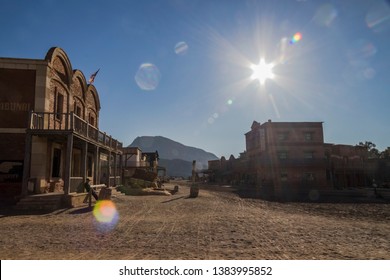 Tabernas, Province of Almeria, Spain, 01/06/2019. In Tabernas there is a far- west location. The setting is primarily in the latter half of the 19th century in the American Old West