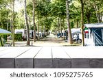 Table background and camping space. 