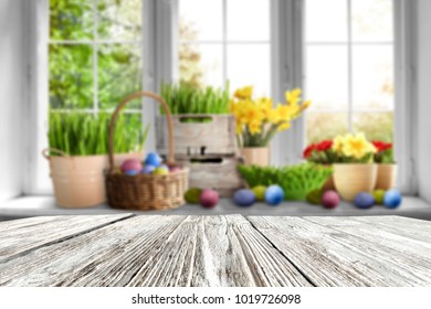 Table Background And Easter Time 