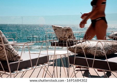 Similar – Image, Stock Photo know where the towel hangs