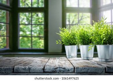 Table Background And Spring Time 