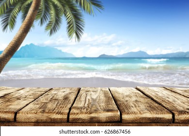 Table Background And Summer Day 