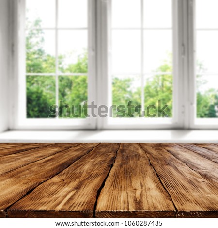 Table background and window background of free space 