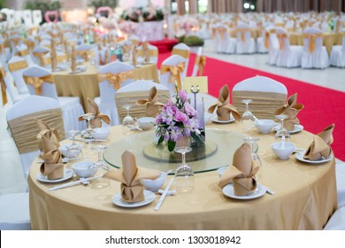 A Table In The Banquet Room