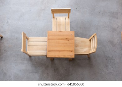 Table And Chair In Food Court, Cafe, Coffee Shop, Cafeteria, Restaurant Interior