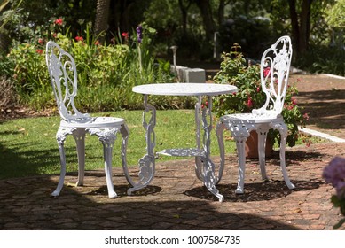 Garden Patio Painted Furniture Images Stock Photos Vectors