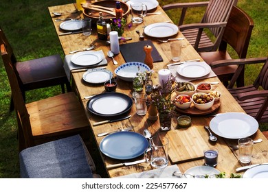 Table Dishware Decor Dinner Concept - Shutterstock ID 2254577667