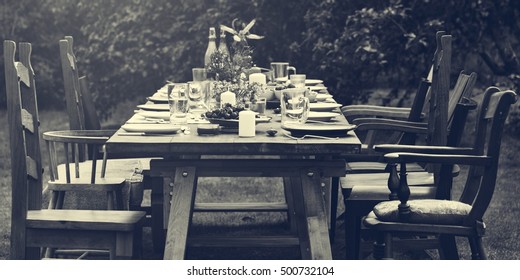 Table Dishware Decor Dinner Concept