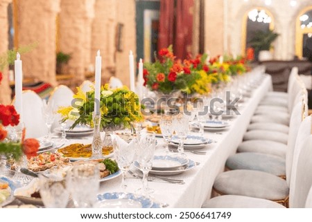 Table Dishware Decor Dinner Concept