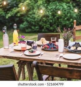 Table Food Lunch Variety Outdoors