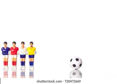 Table Football .soccer Players Ball 