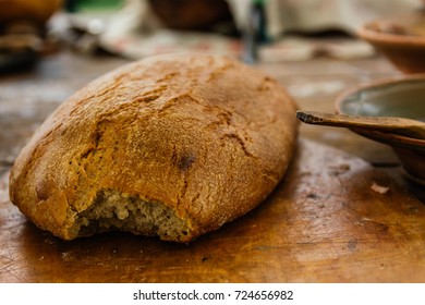 table loaf of bread