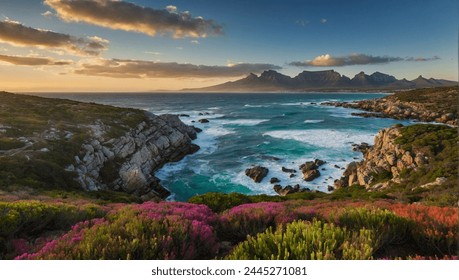 Table Mountain Majesty: A Visual Ode to the Western Cape's Natural Beauty - Powered by Shutterstock