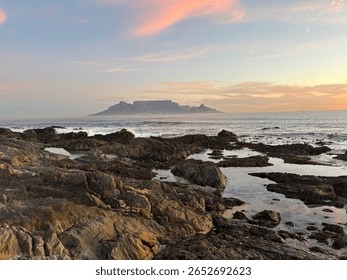 Table Mountain View from afar 