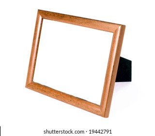 Table Photo Frame Isolated On White