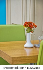 Table in a restaurant