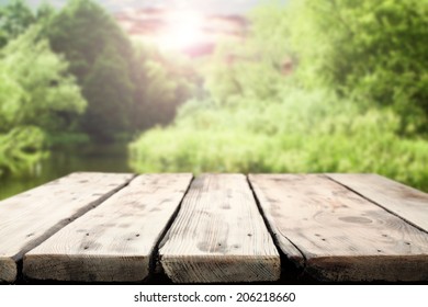table and river 