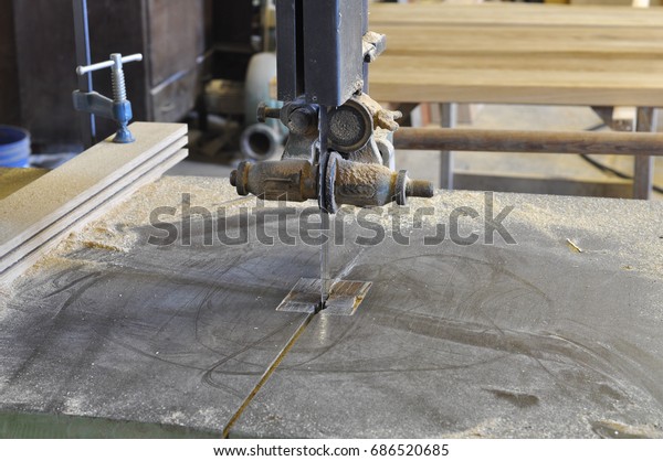 Table Saw Aka Sawbench Tool Tape Stock Photo Edit Now 686520685