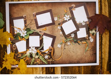 table seating for guests. autumn wedding
