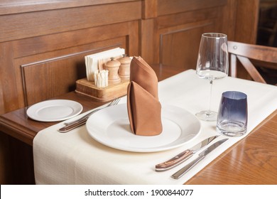 Table set for an event party