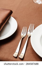 table set for meal