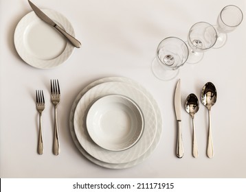 Table setting - Shutterstock ID 211171915