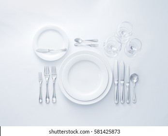 Table setting - Shutterstock ID 581425873