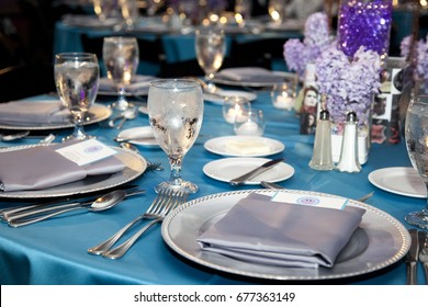 Blue table setting Images, Stock Photos & Vectors | Shutterstock