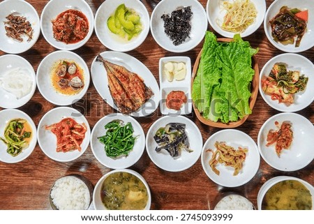Table Setting at a Korean Restaurant