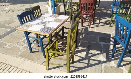 Table Setting In A Roadside Restaurant