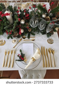 Table setting for special occasions 