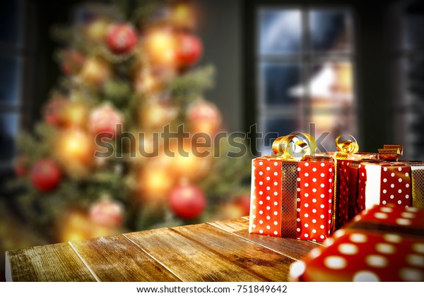 Table Space Your Product Decoration Advertising Stock Photo